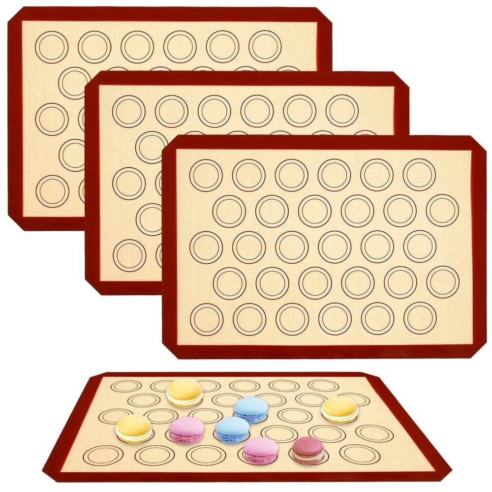 16.6" x 11.6" Silicone Baking Mats 4-Pack: $13.28 16.6" x 11.6" Silicone Baking Mats 4-Pack: $13.28