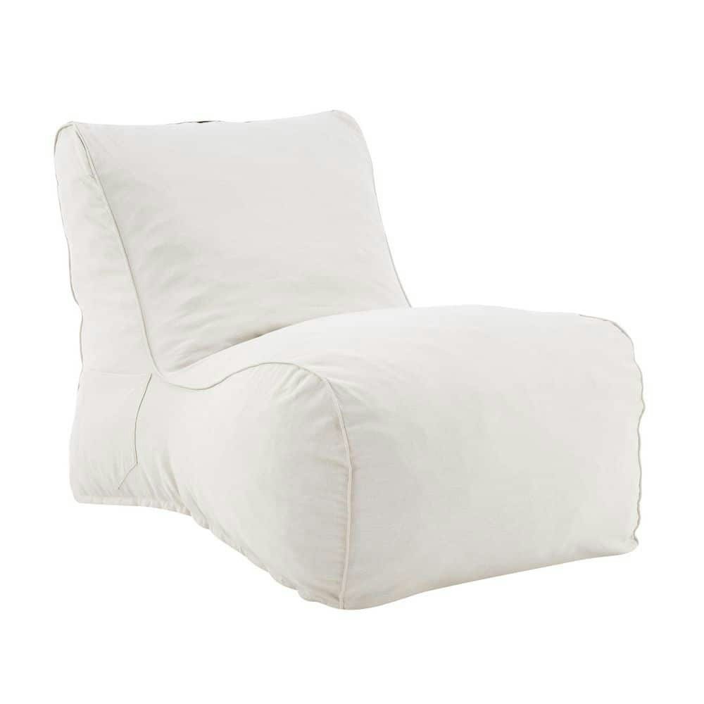 Yorrel Beige Olefin Outdoor Bean Bag Lounge Chair: $192 Yorrel Beige Olefin Outdoor Bean Bag Lounge Chair: $192
