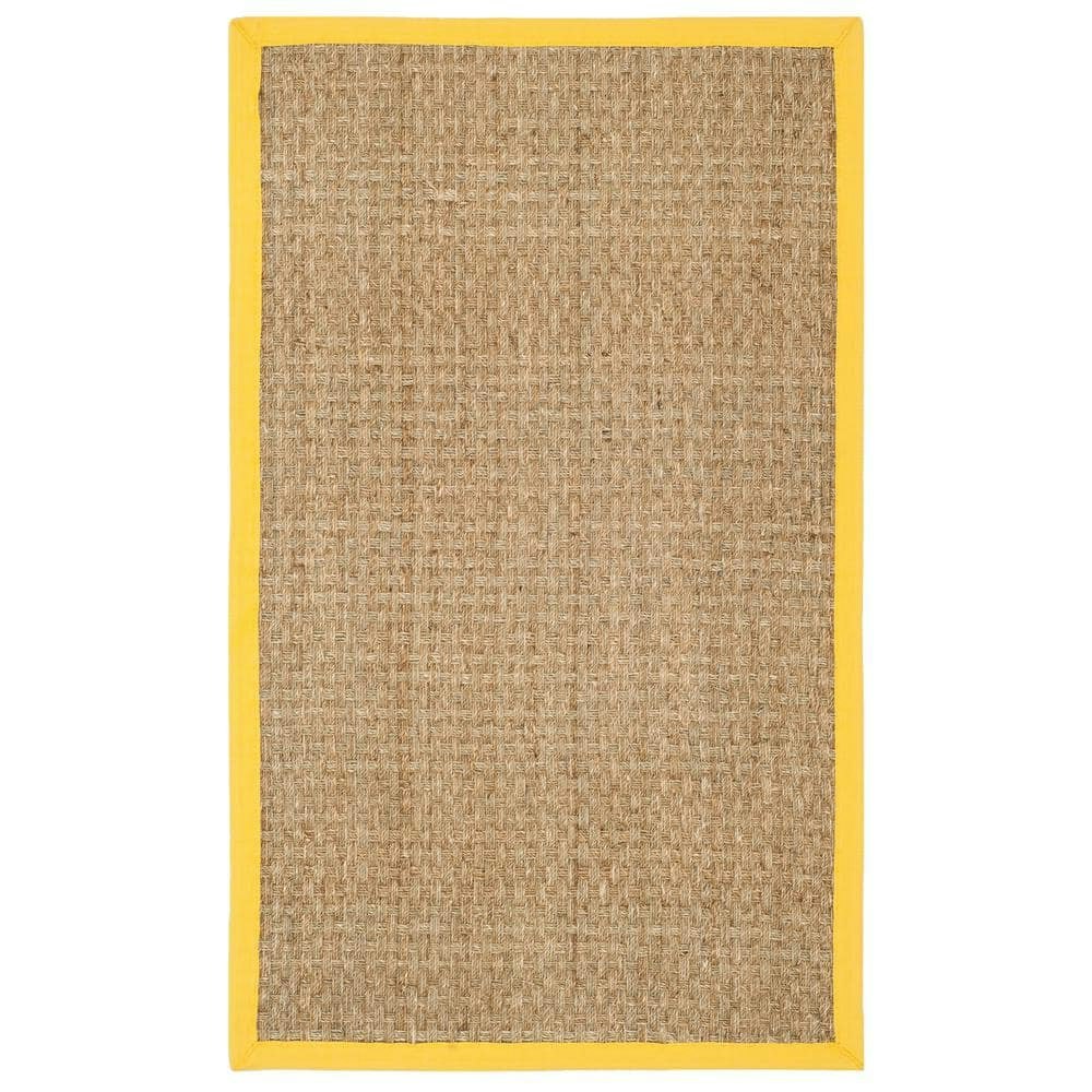 3' x 5' Natural Fiber Border Area Rug: $59 3' x 5' Natural Fiber Border Area Rug: $59