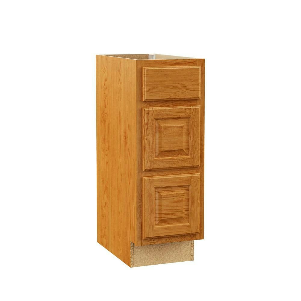 Hampton 12-inch 3-Drawer Bathroom Base Cabinet: $187