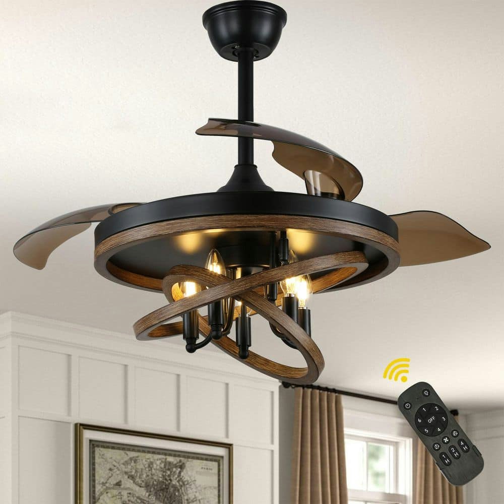 Satoyama 42-inch Retractable Ceiling Fan with Light and Remote: $184.33 Satoyama 42-inch Retractable Ceiling Fan with Light and Remote: $184.33