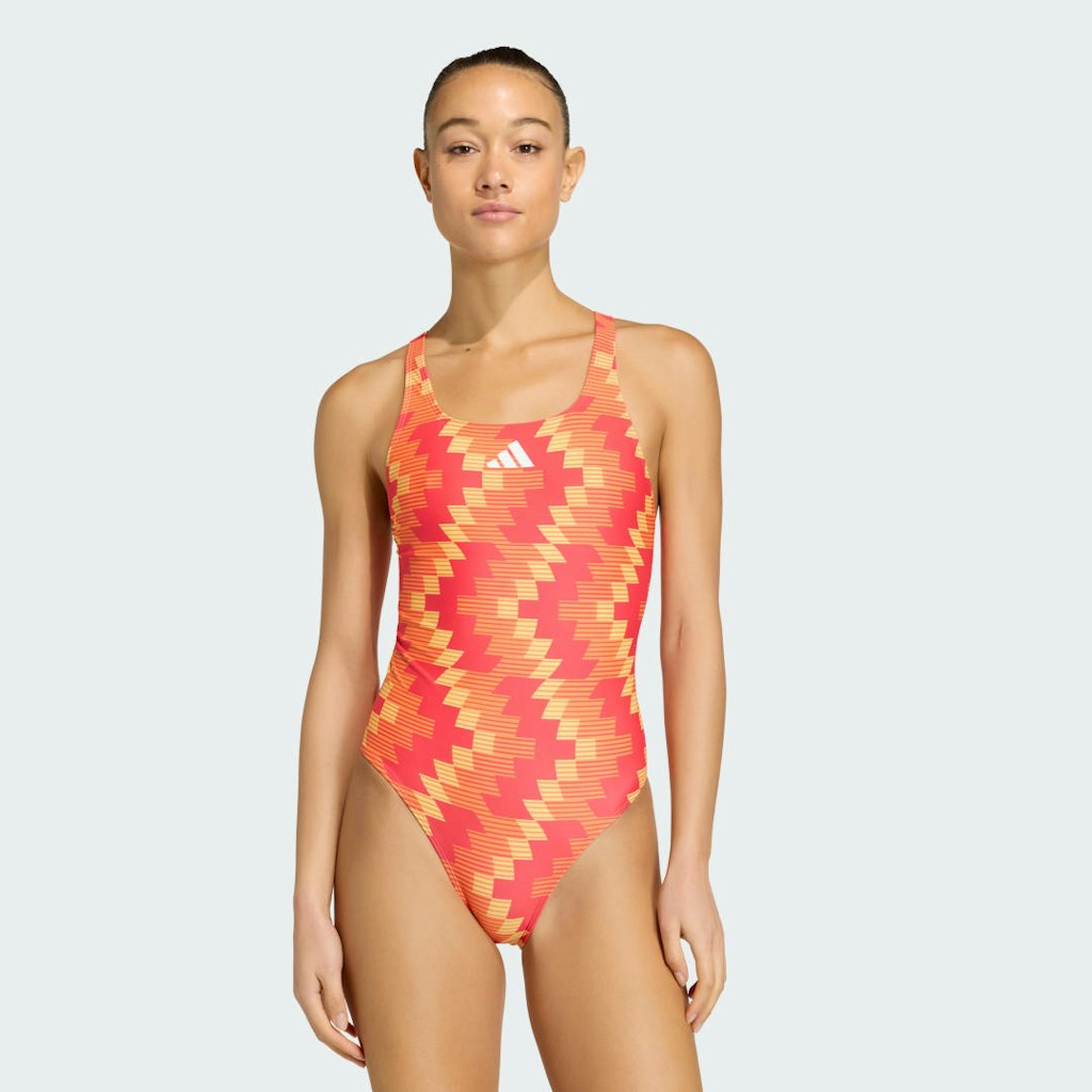 Soccer-Inspired V-Back Graphic Swimsuit: $50 Soccer-Inspired V-Back Graphic Swimsuit: $50