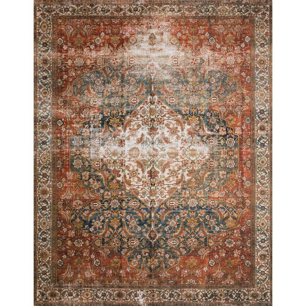 Layla 2-Foot x 5-Foot Distressed Bohemian Printed Area Rug: $32 Layla 2-Foot x 5-Foot Distressed Bohemian Printed Area Rug: $32