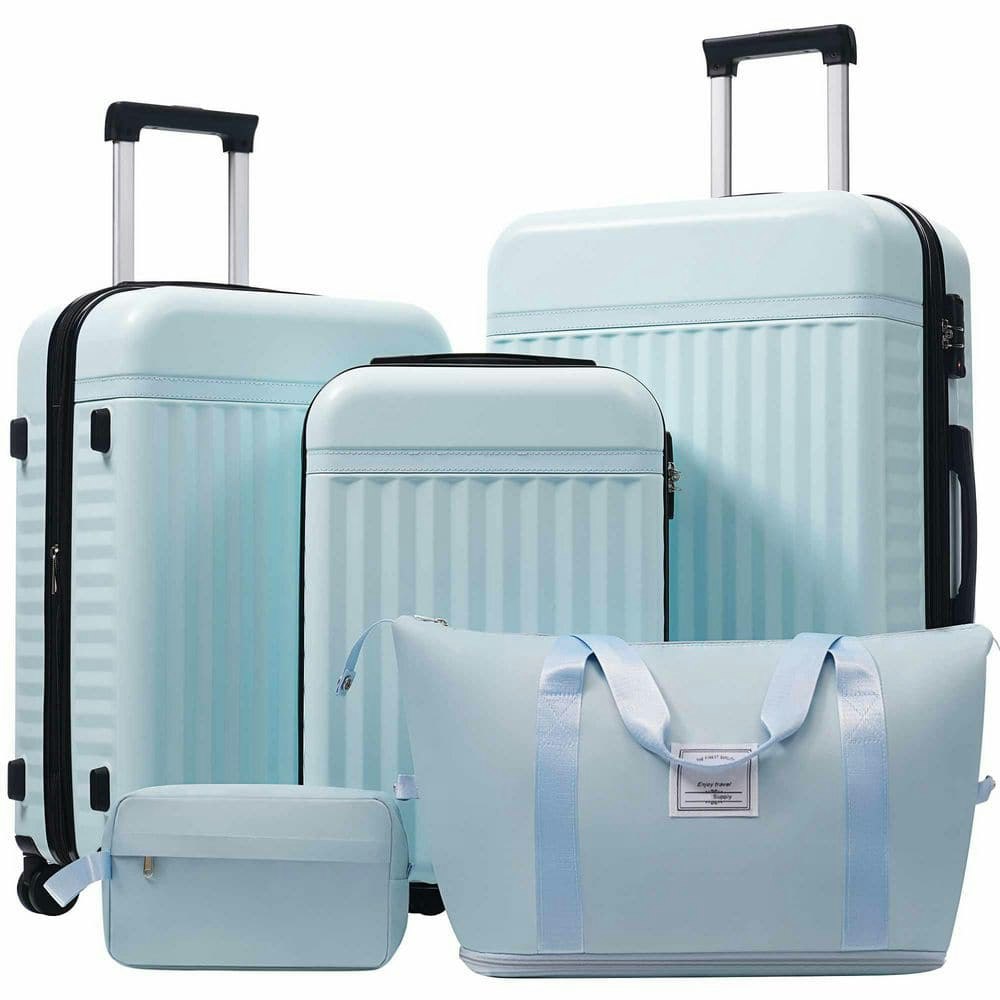 5-Piece Expandable Luggage Set: $176 5-Piece Expandable Luggage Set: $176