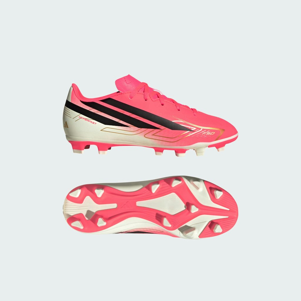 Adidas F50 Kids' Firm and Multi-Ground Soccer Cleats: $50 Adidas F50 Kids' Firm and Multi-Ground Soccer Cleats: $50