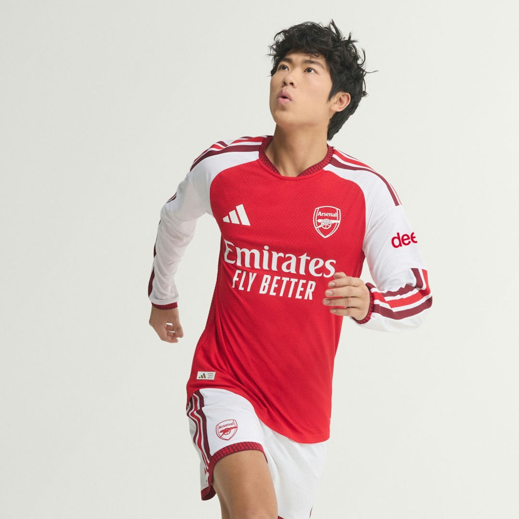 Arsenal FC 26/27 Home Authentic Long Sleeve Jersey: $170 Arsenal FC 26/27 Home Authentic Long Sleeve Jersey: $170