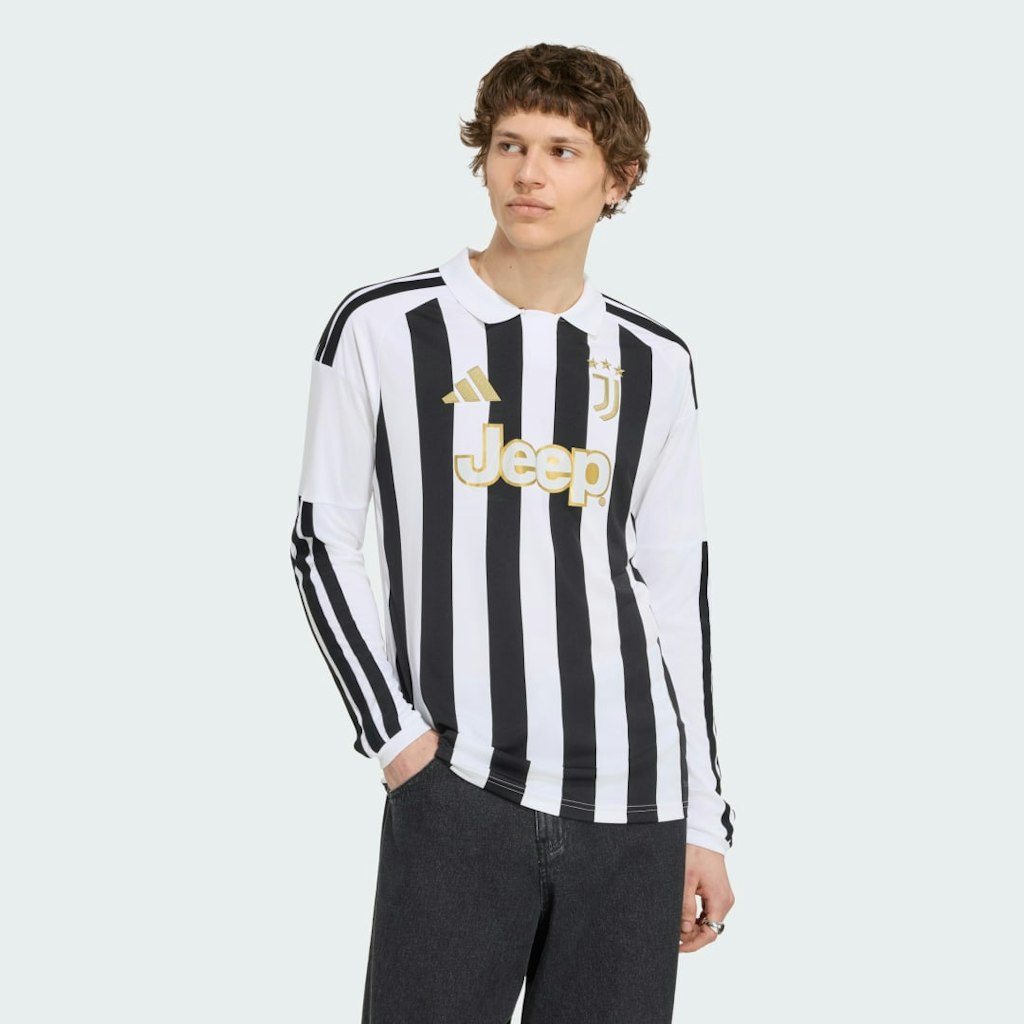 Juventus 26/27 Long-Sleeve Home Jersey: $110 Juventus 26/27 Long-Sleeve Home Jersey: $110