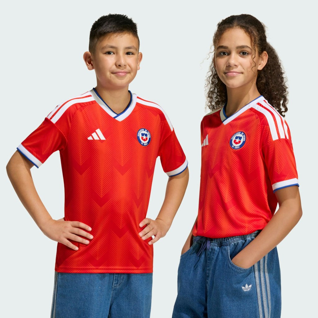 Chile 2026 Home Kids Jersey: $40 Chile 2026 Home Kids Jersey: $40