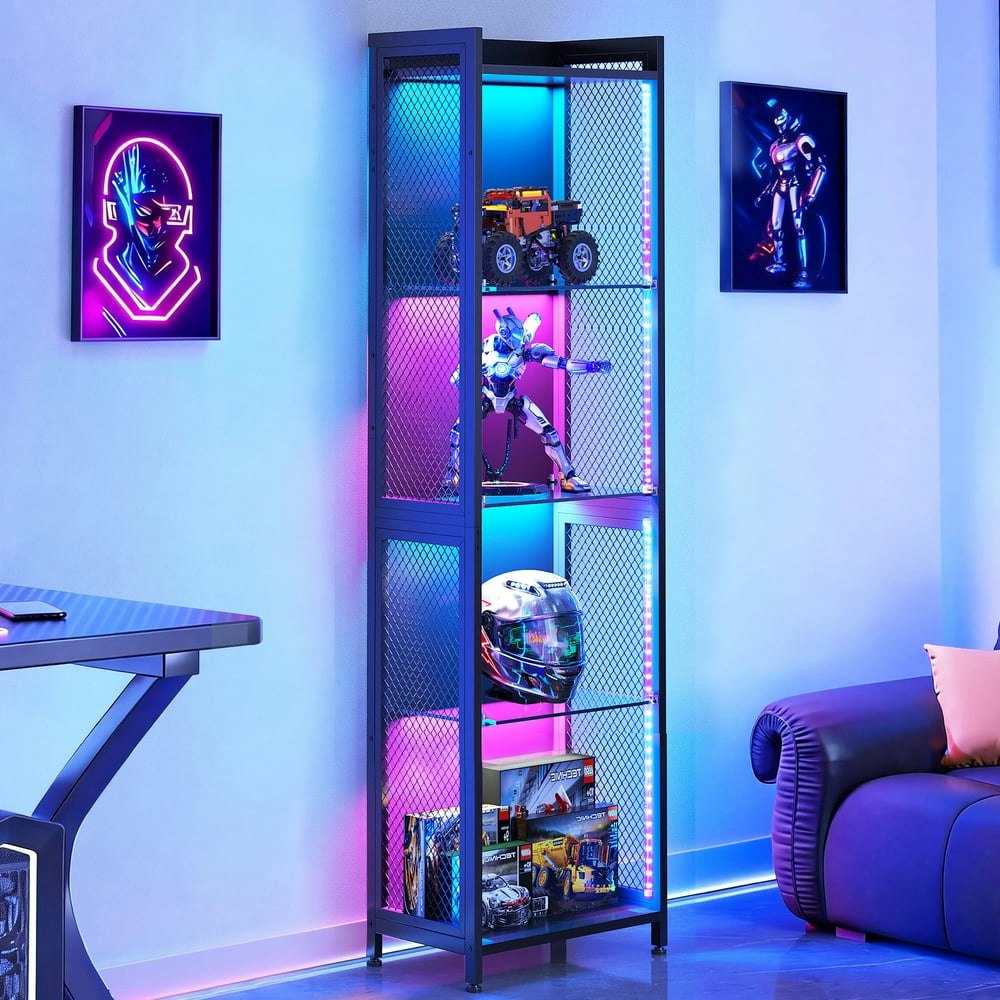 Casacomoda 4-Tier LED Display Cabinet: $69.99 Casacomoda 4-Tier LED Display Cabinet: $69.99