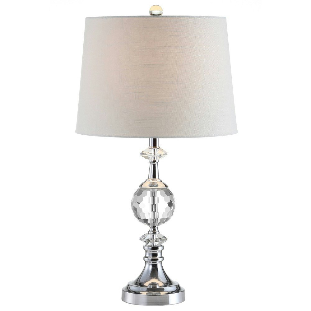 Jonathan Y Channing 25.5-inch Crystal and Metal Table Lamp: $72.99 Jonathan Y Channing 25.5-inch Crystal and Metal Table Lamp: $72.99