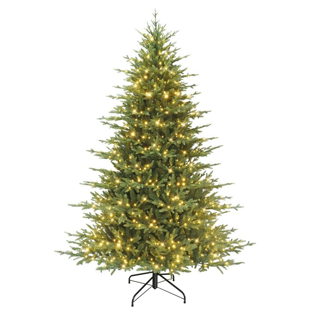 Puleo 7.5-Foot Pre-Lit Full Dorchester Fir Artificial Christmas Tree: $945.99
