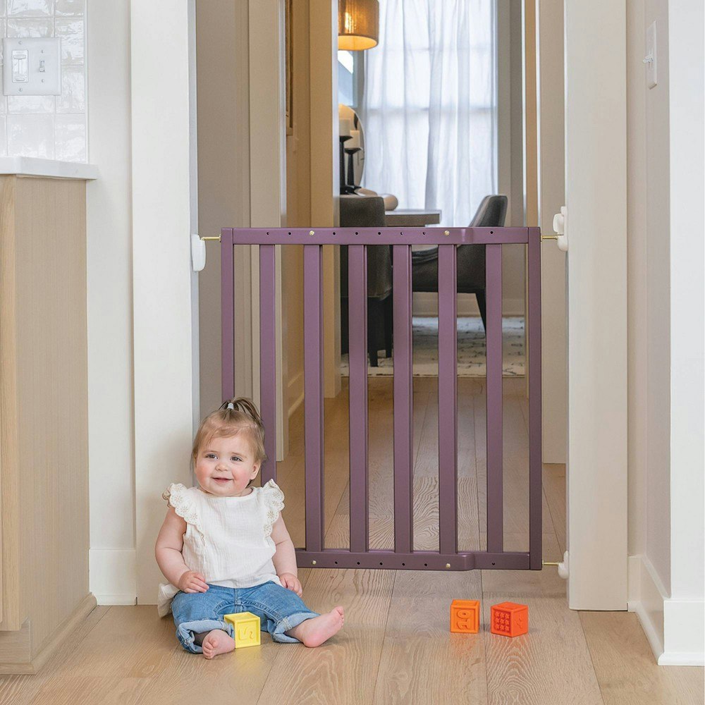Toddleroo by North States Luxecraft Hardware Mount Wood Swinging Baby Gate: $61.99