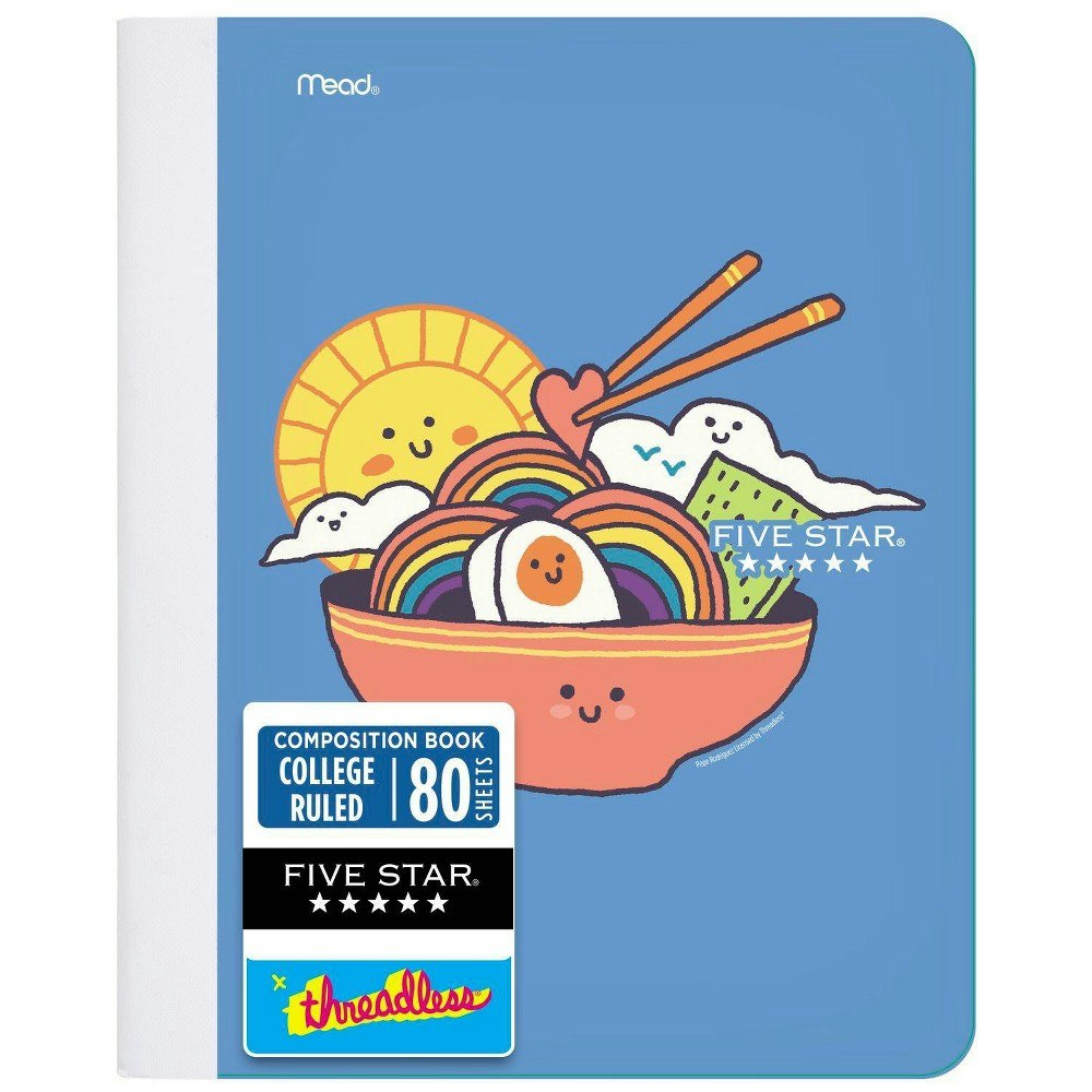 Five Star 7.5"x9.75" College Ruled Composition Book: $2.99 Five Star 7.5"x9.75" College Ruled Composition Book: $2.99