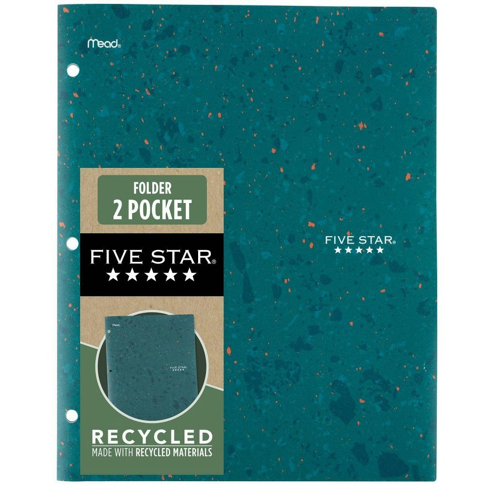 Five Star 2-Pocket Paper Folder: $2.49 Five Star 2-Pocket Paper Folder: $2.49