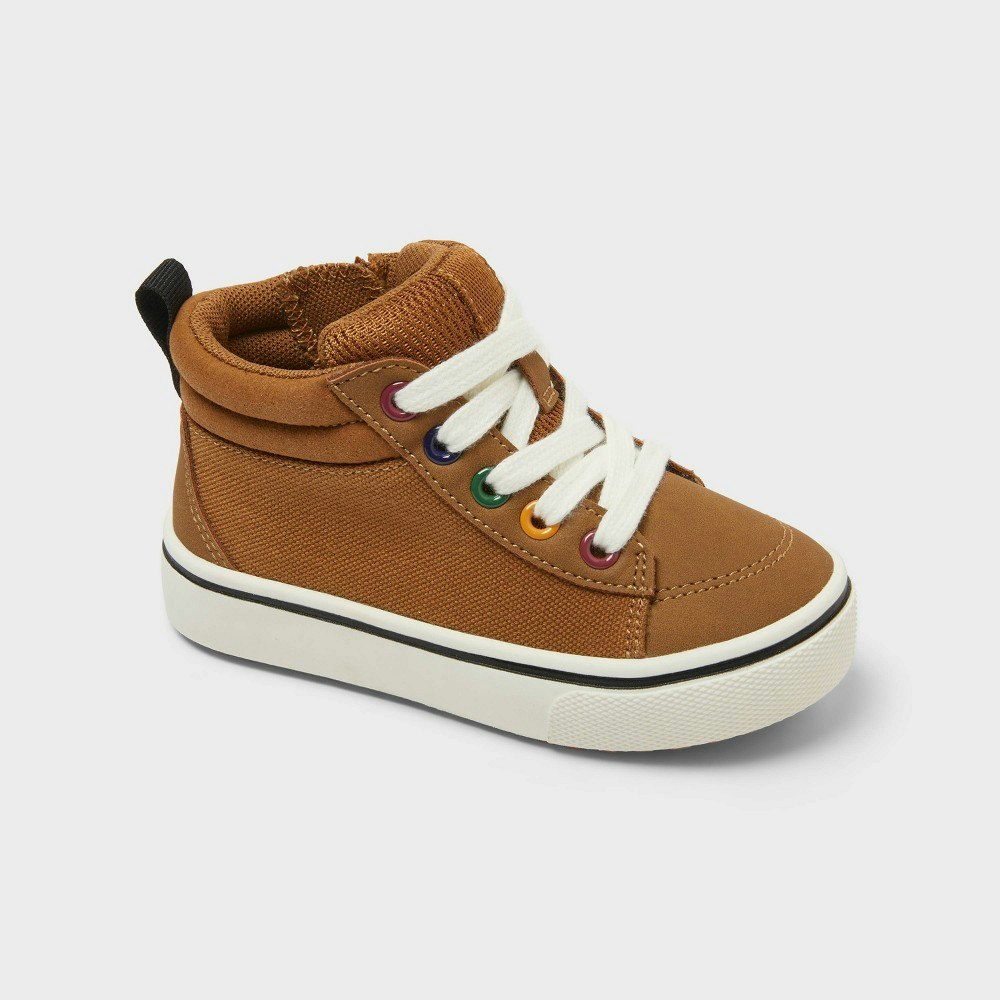 Cat & Jack Toddler Carl Canvas High Top Sneakers: $25 Cat & Jack Toddler Carl Canvas High Top Sneakers: $25