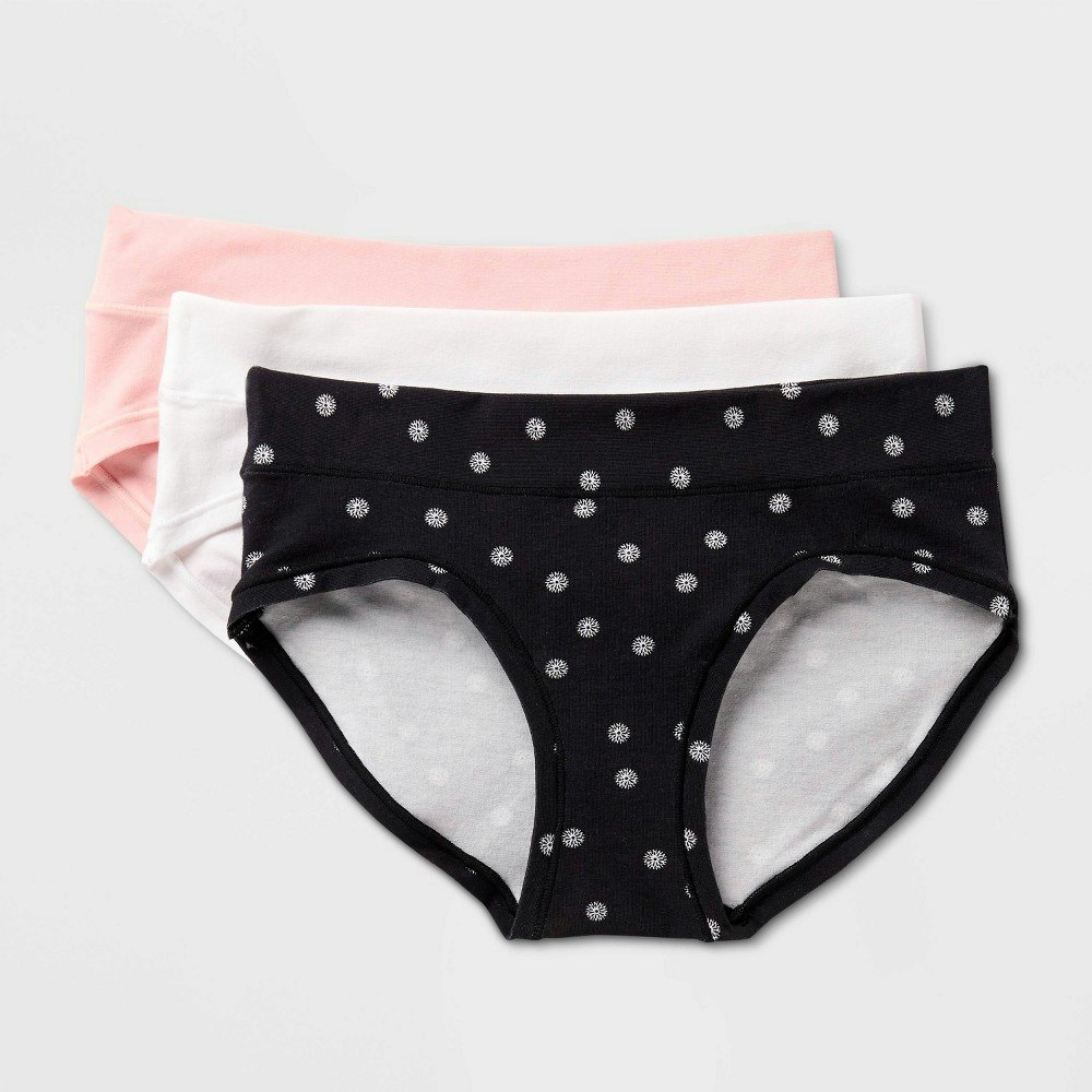 Auden Women's Cotton Stretch Hipster Underwear 3-Pack: $15