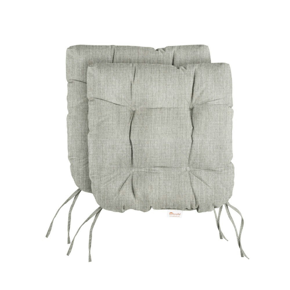 Sorra Home 19" x 19" x 3" Sunbrella Outdoor Tufted U-Shaped Chair Cushions 2-Pack: $123.99 Sorra Home 19" x 19" x 3" Sunbrella Outdoor Tufted U-Shaped Chair Cushions 2-Pack: $123.99