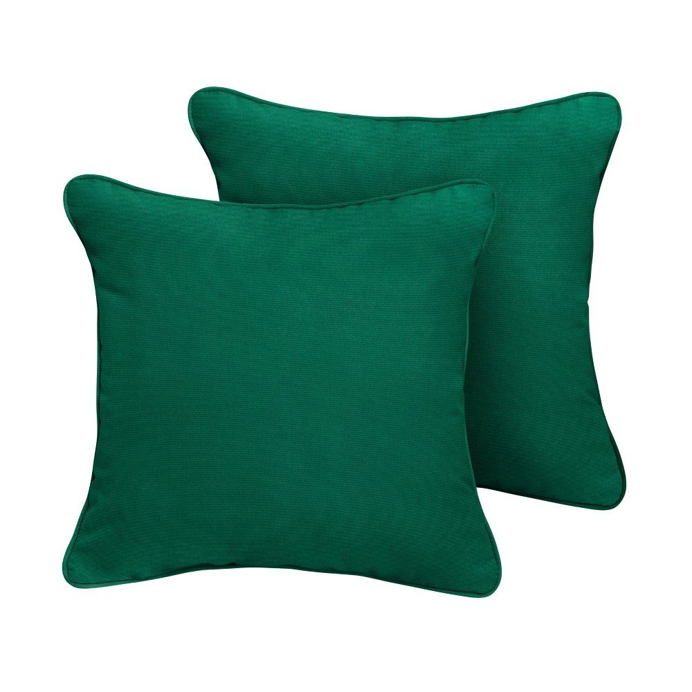 Sorra Home 22"x22" Sunbrella Corded Square Throw Pillow 2-Pack: $98.99 Sorra Home 22"x22" Sunbrella Corded Square Throw Pillow 2-Pack: $98.99