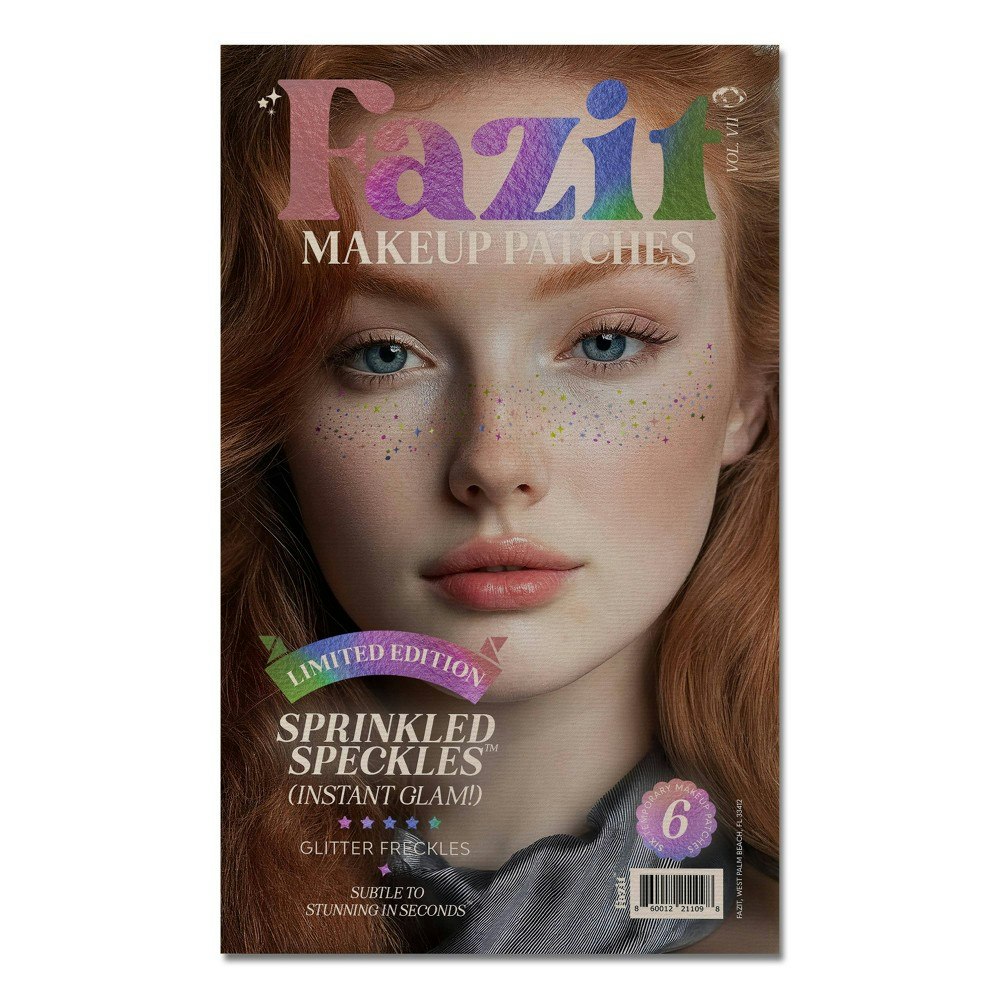Fazit Glitter Freckle Makeup Patches 6-Sheet Pack: $15.99 Fazit Glitter Freckle Makeup Patches 6-Sheet Pack: $15.99