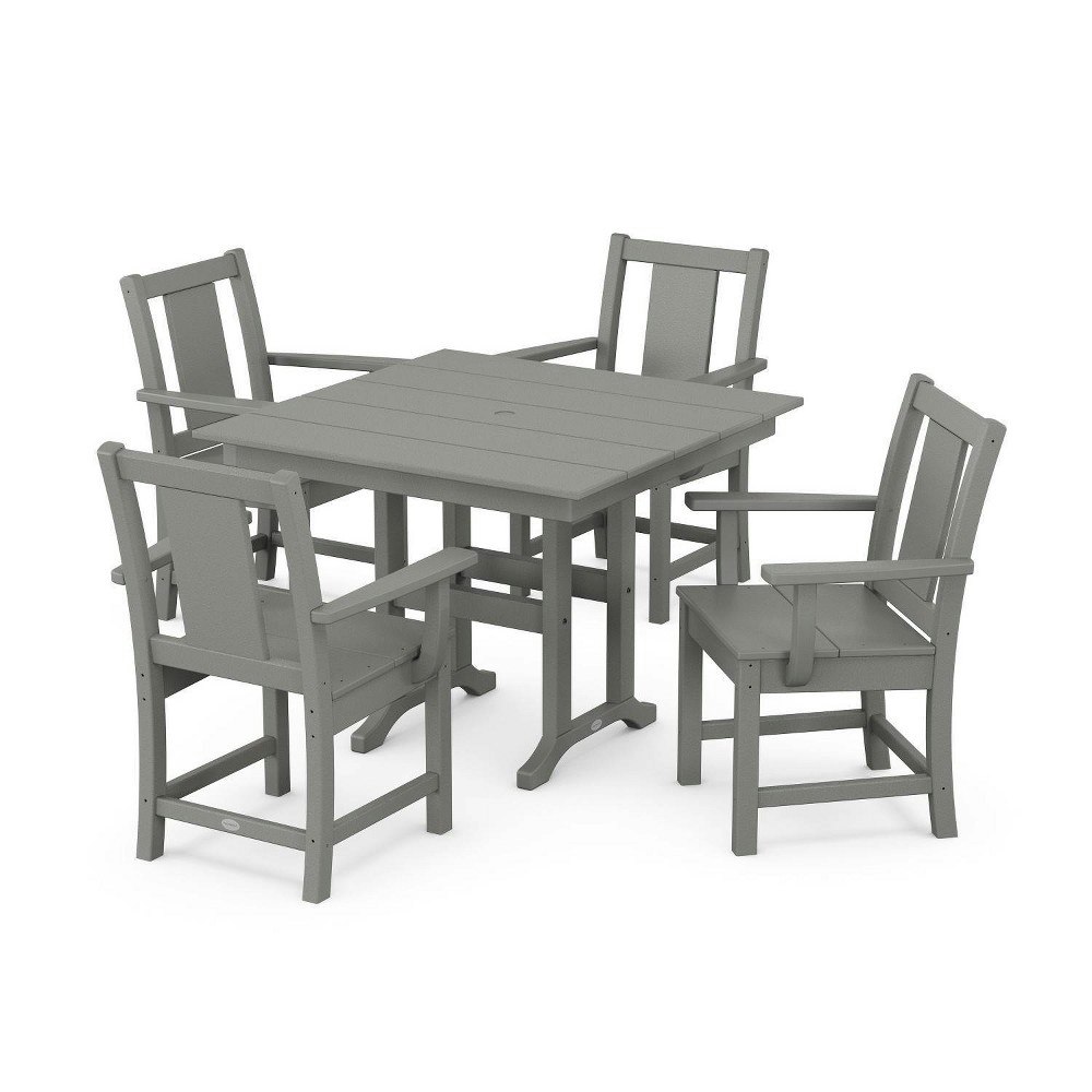 Polywood 5-Piece Prairie Farmhouse Outdoor Patio Dining Set: $1,495.99