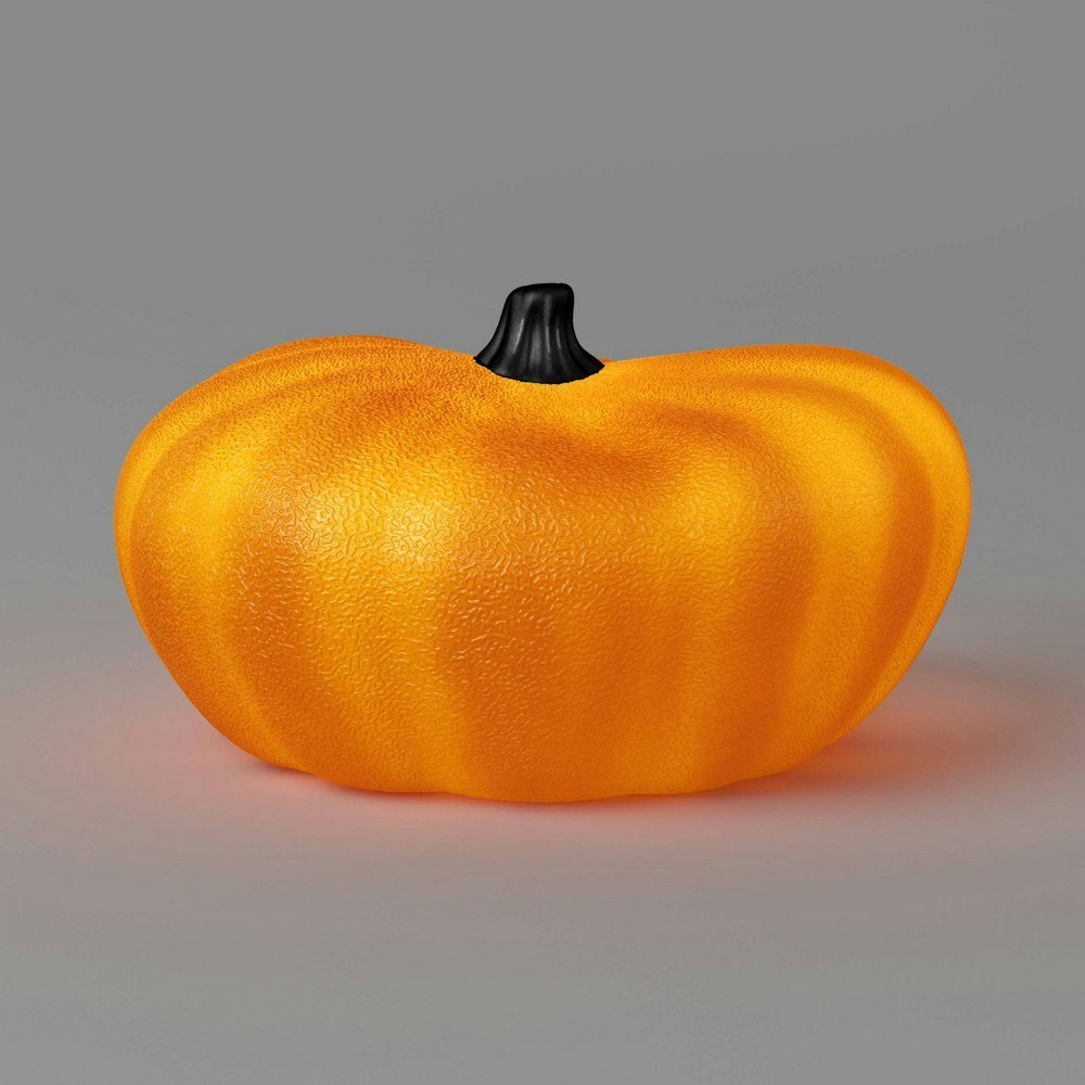 Hyde and EEK! Boutique 5.5-inch Classic Lit Glowing Decorative Pumpkin: $10 Hyde and EEK! Boutique 5.5-inch Classic Lit Glowing Decorative Pumpkin: $10