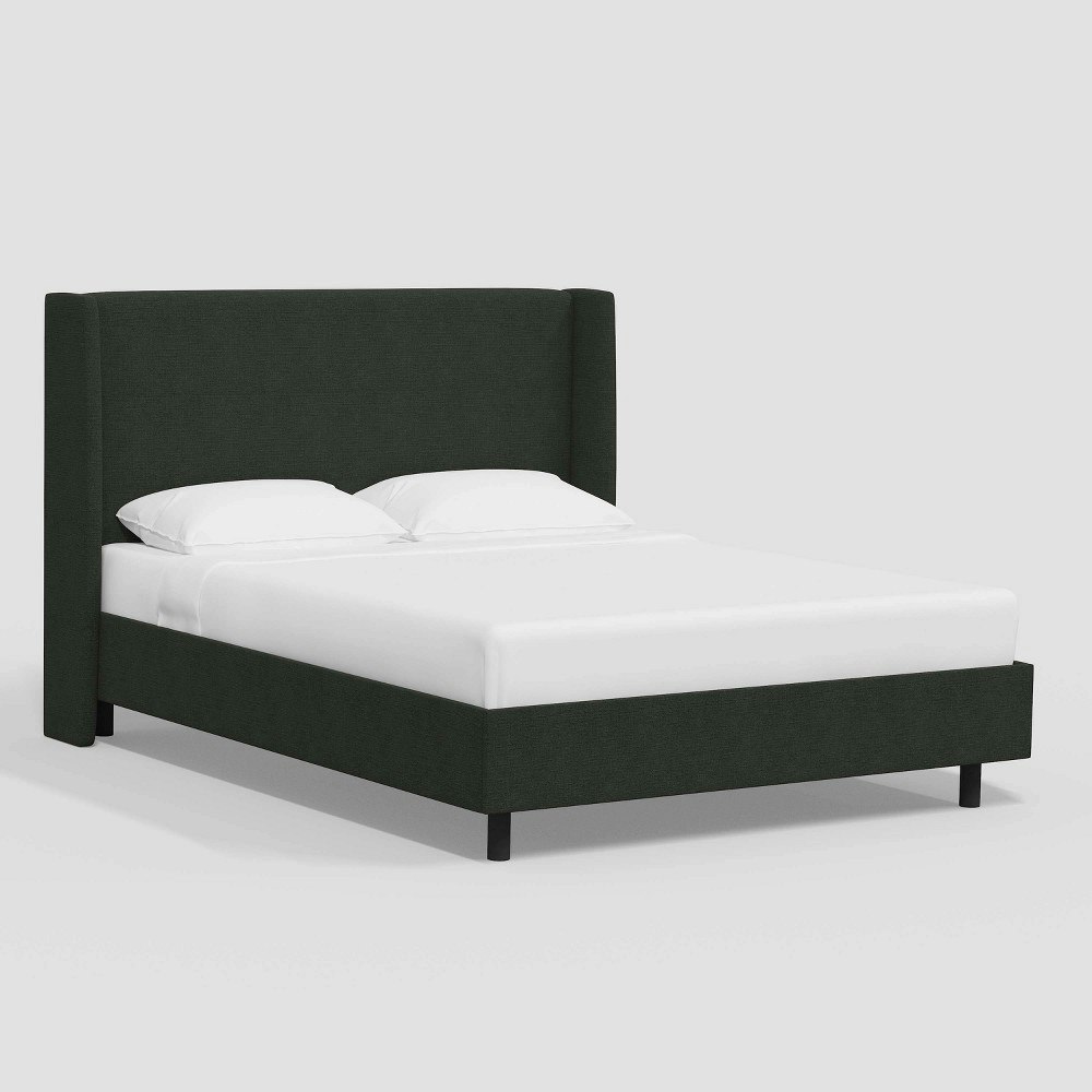Threshold Antwerp Twin Size Upholstered Wingback Platform Bed: $1,310