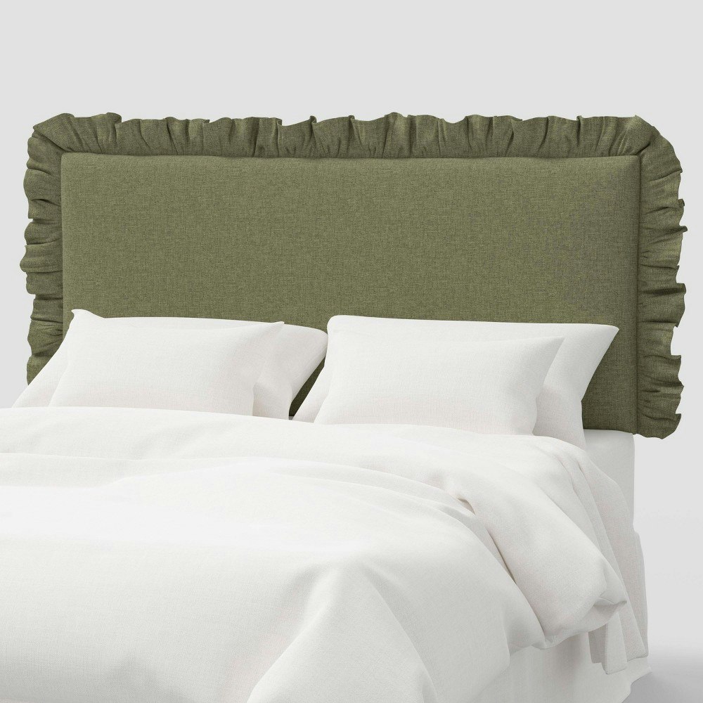 Mila Twin Size Ruffled Wall-Mounted Headboard: $270