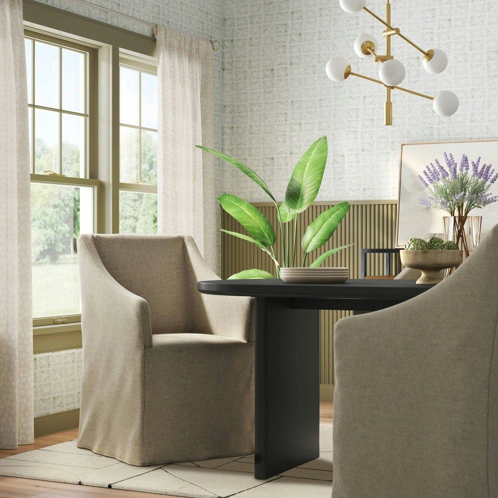 Threshold Lucy Traditional Sloped Arm Dining Chair Slipcover: $190