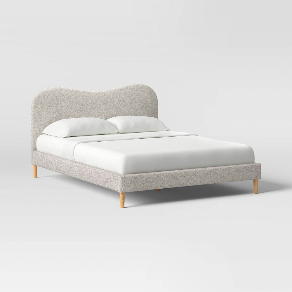 Threshold Lily California King Upholstered Scalloped Wave Bed: $1,420