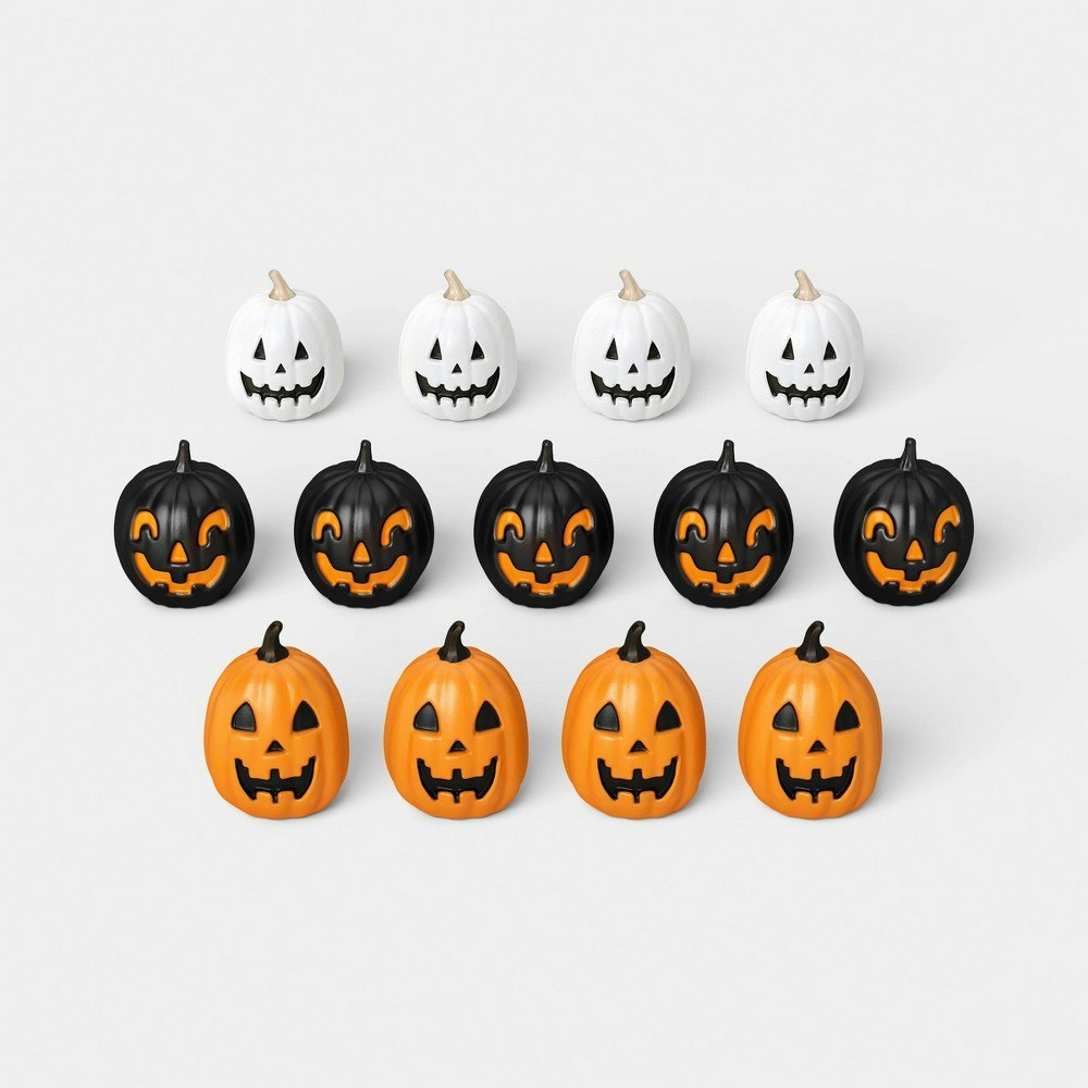 Hyde and EEK! Boutique Halloween Decorative Pumpkin 13-Pack: $10 Hyde and EEK! Boutique Halloween Decorative Pumpkin 13-Pack: $10