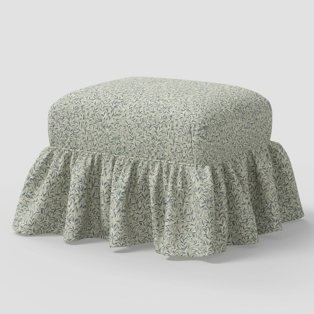 Threshold Designed with Studio McGee Laura Ruffled Ottoman: $330 Threshold Designed with Studio McGee Laura Ruffled Ottoman: $330