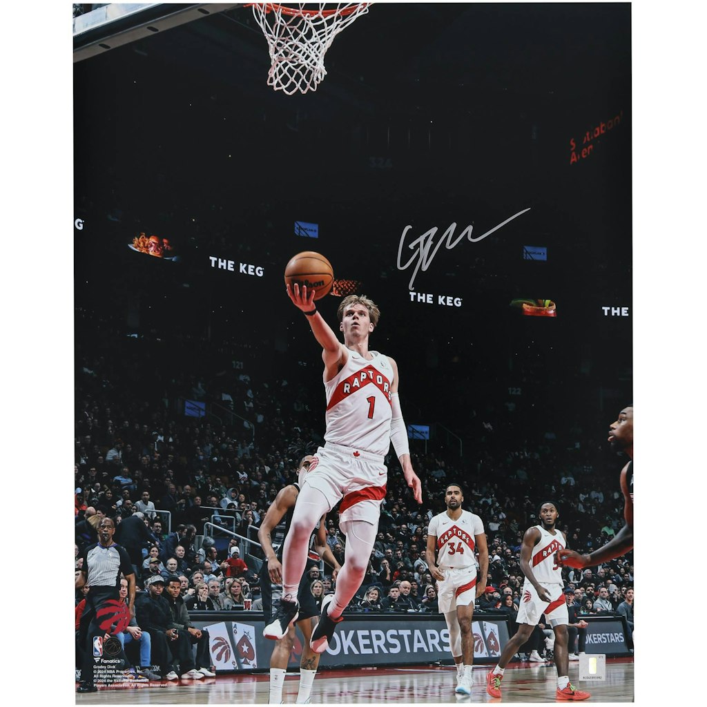 Gradey Dick Toronto Raptors Autographed 16" x 20" Photograph: $149.99 Gradey Dick Toronto Raptors Autographed 16" x 20" Photograph: $149.99
