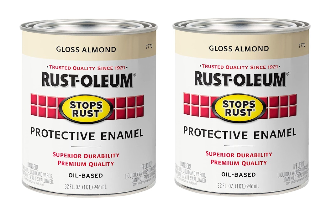 Rust-Oleum Stops Rust Gloss Brush On Paint 1-Quart Can 2-Pack: $18
