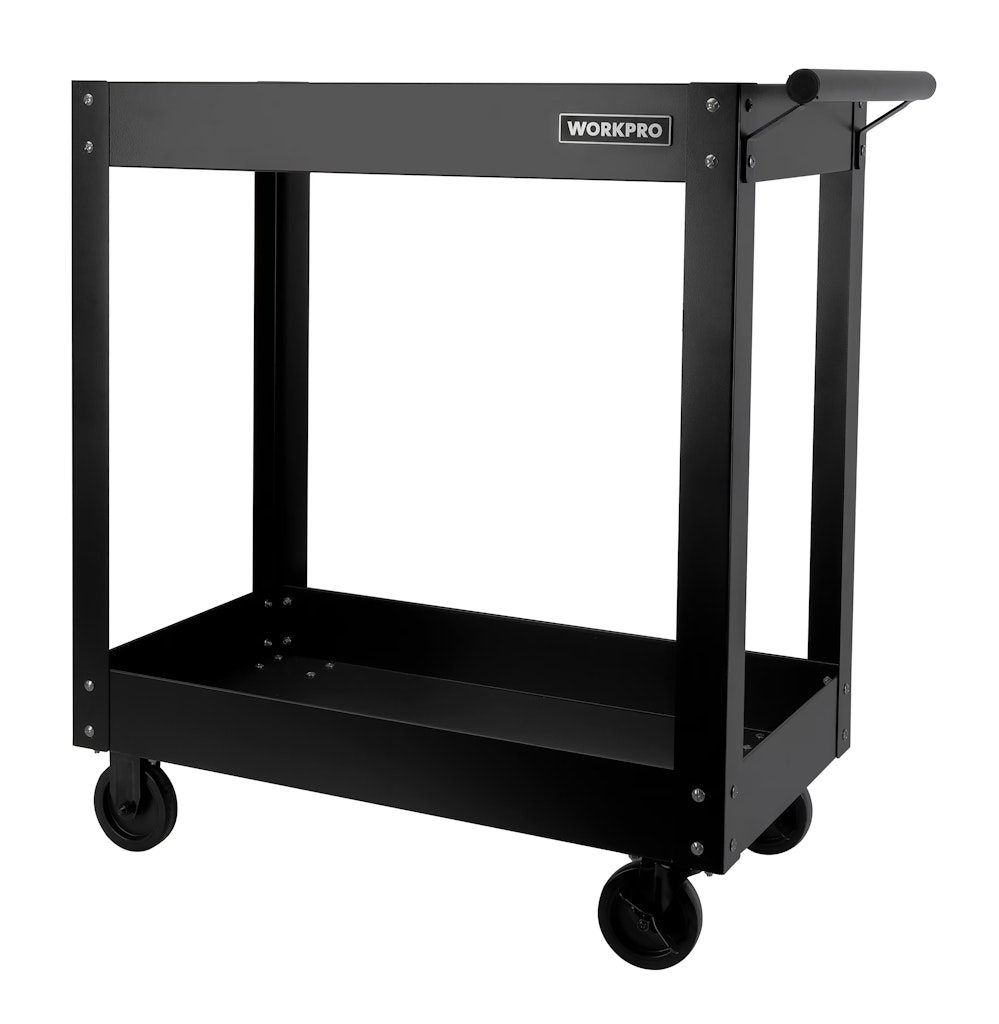 WorkPro 32” Metal Rolling Utility Cart: $28