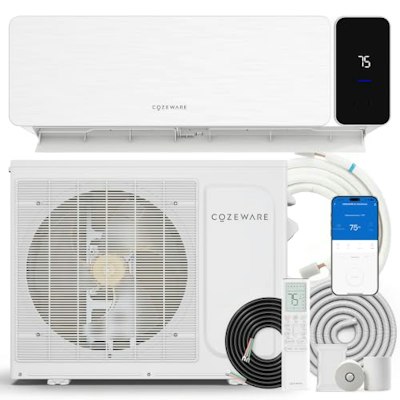 Cozeware 18,000 BTU 20 SEER2 Visio Mini Split AC/Heating System for $680 + free shipping