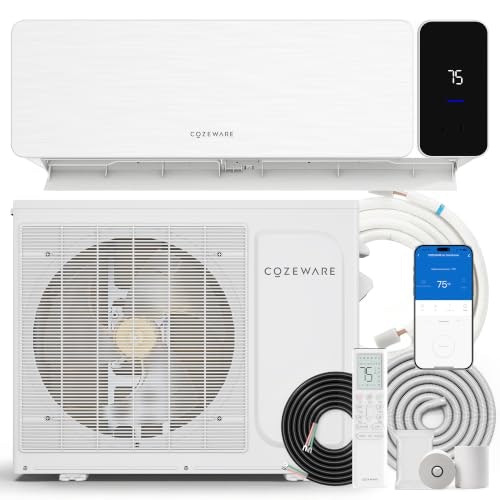 Cozeware 18,000 BTU 20 SEER2 Mini Split Heat Pump System: $639.99