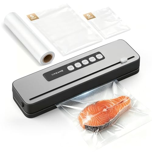 Dreame VS20 Vacuum Sealer Machine w/ 10-Pack Reusable Bags: $39.99