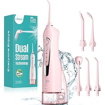 Coslus Cordless Water Dental Flosser: $7 w/ Prime