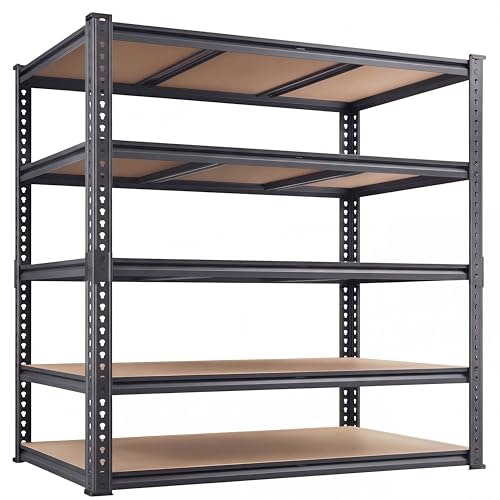 Nexvrtau 46x20x72" 3,000-Pound 5-Tier Heavy Duty Storage Shelf: $87.99