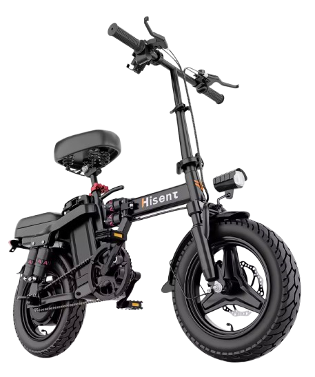 Hisent 500W Foldable Electric Bike: $176