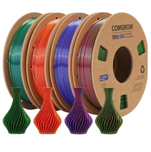 Dual Color 1.75mm 3D Printer Filament 4-Pack: $21
