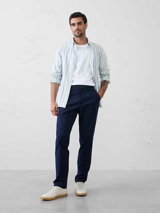 Banana Republic Factory Slim-Fit Oxford Shirt: $27 in cart