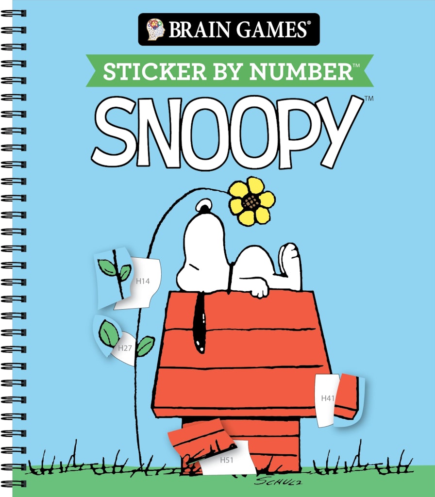 Brain Games Sticker by Number: Snoopy Book: $8