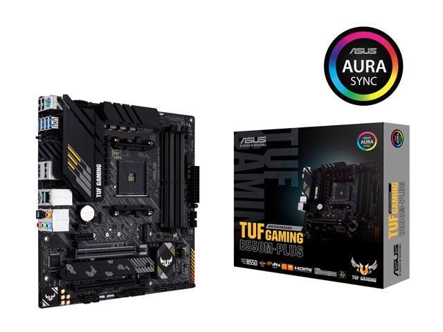 Asus TUF Gaming B550M-Plus AM4 Micro ATX Motherboard: $142.95