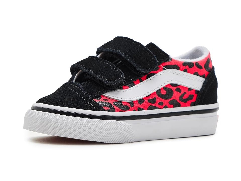 Vans Kids Old Skool V Glitter Leopard Toddler Shoes: $22