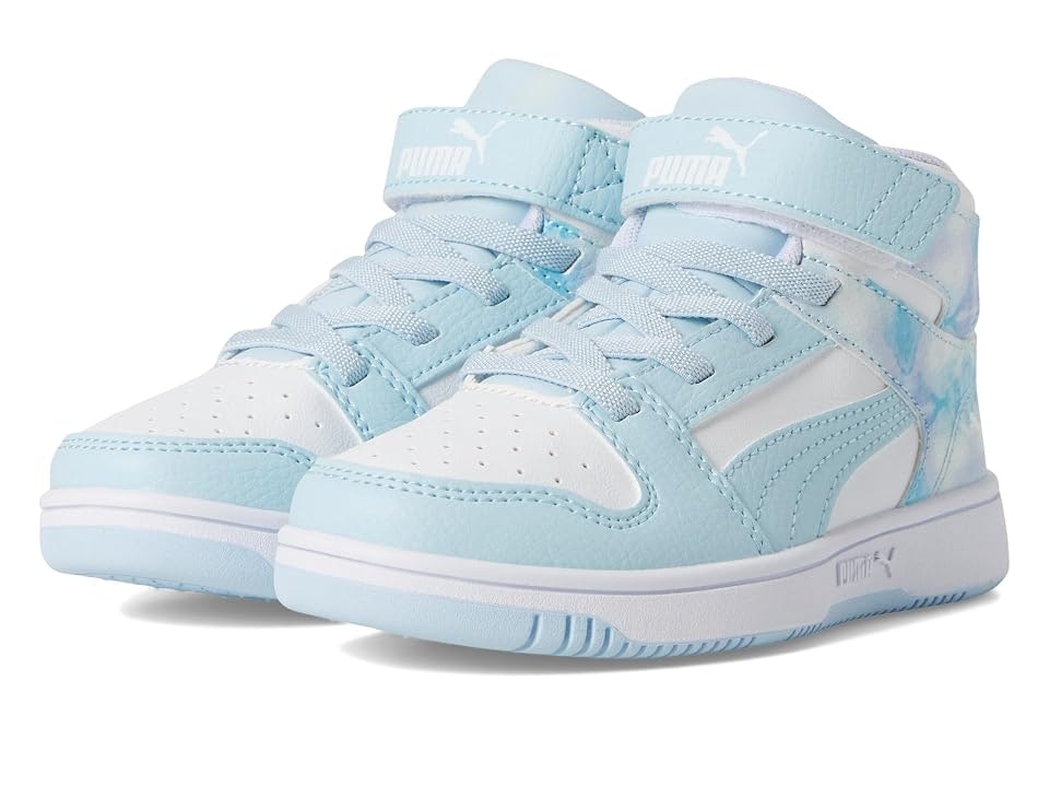 Puma Kids Rebound Layup Mid Hook-and-Loop Shoes: $40.60
