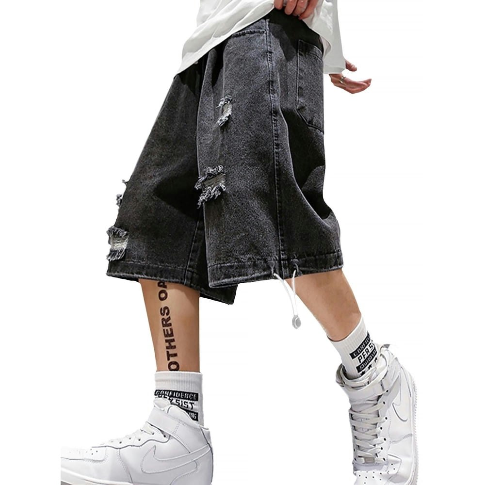 Emmiol Men's Vintage Distressed Denim Shorts: $21.97 Emmiol Men's Vintage Distressed Denim Shorts: $21.97