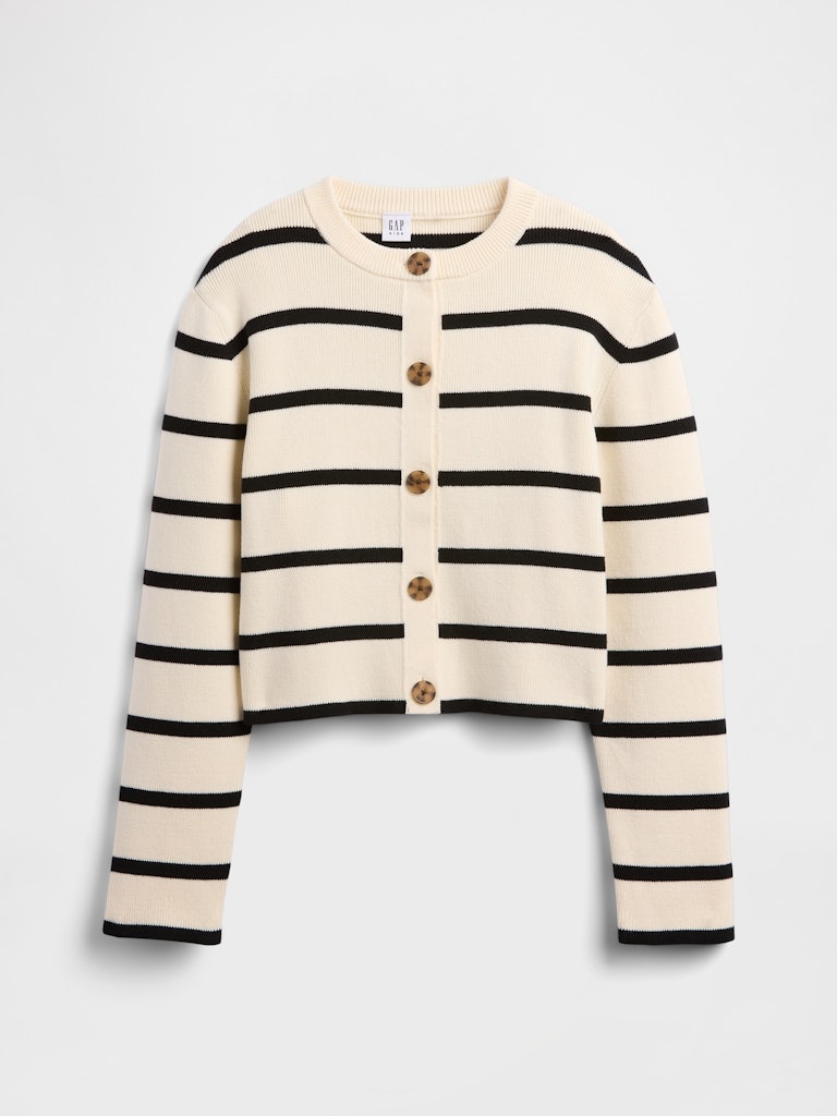 Kids' Striped Cardigan: $19.99