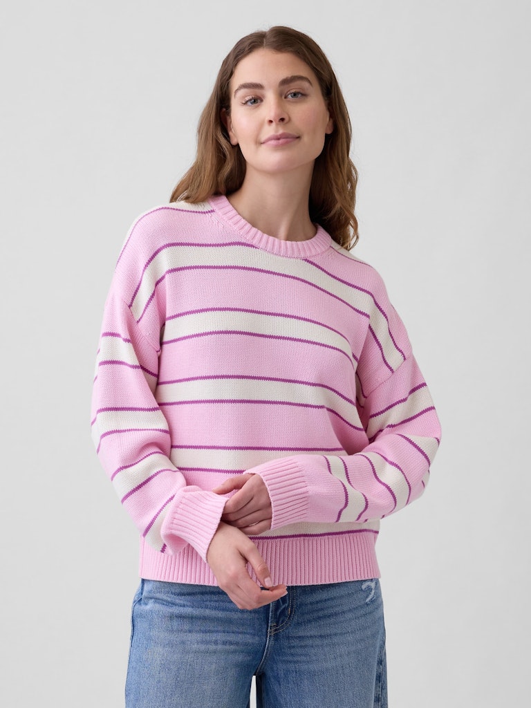 Relaxed Cotton Crewneck Sweater: $44.99 Relaxed Cotton Crewneck Sweater: $44.99