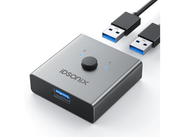 iDsonix Aluminum Bi-Directional USB 3.0 Switch: $17.42 iDsonix Aluminum Bi-Directional USB 3.0 Switch: $17.42
